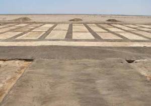 Resti di un tempio nella fortezza di Psammetico I (SCA)