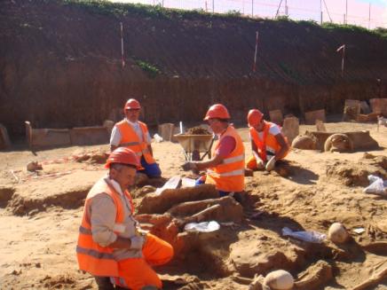 La necropoli greca trovata a Gela (ansa) La necropoli greca trovata a Gela (ansa)