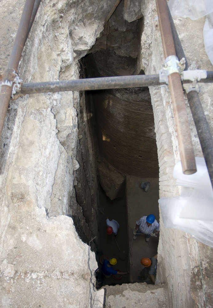 Lo scavo è profondo circa 10 metri (beniculturali.it)