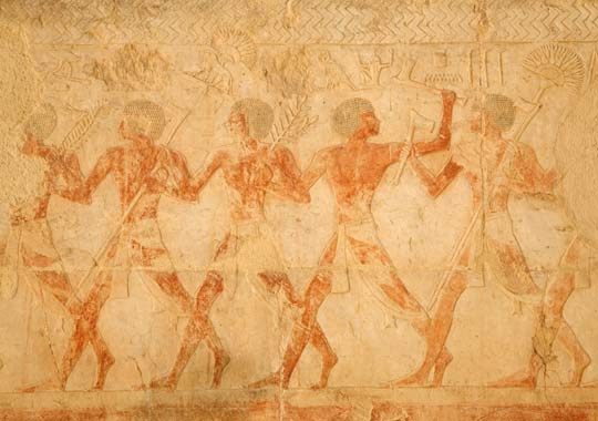 Un affresco egizio (Getty Images)