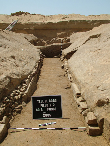 Il fossato (Tell el-Borg Archaeological Project)