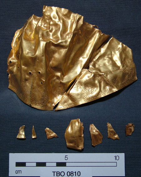 Oro trovato nel sito (Tell el-Borg Archaeological Project)