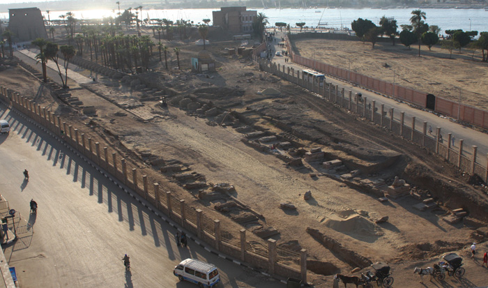 Il Viale delle Sfingi di fronte al Tempio di Luxor (Jennifer Willoughby)