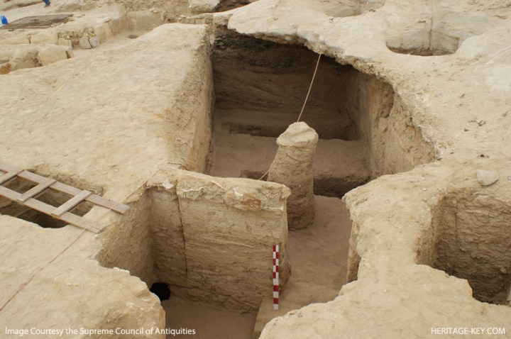 Uno dei siti di scavo (SCA)