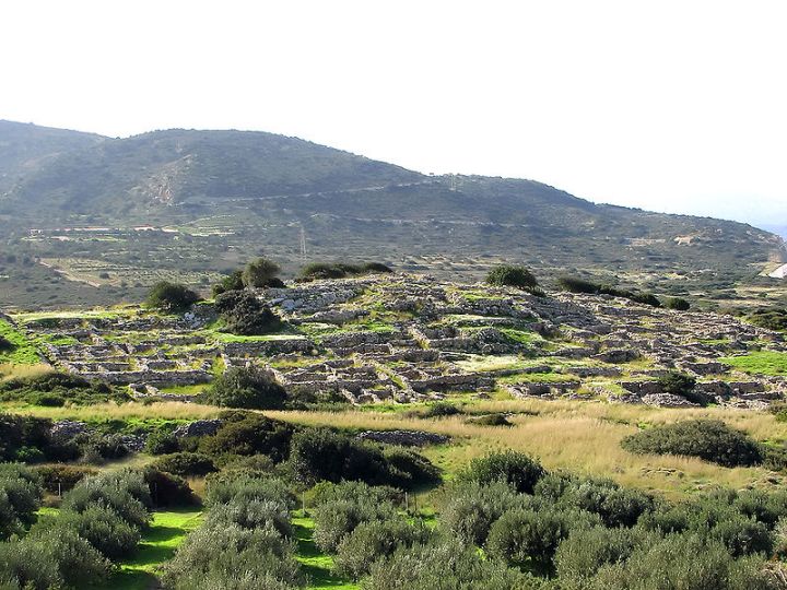 Veduta delle rovine a Gournia (wiki)