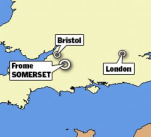 Localizzazione del ritrovamento (Daily Mail)