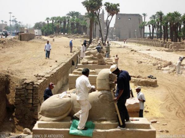I lavori di restauro (SCA)