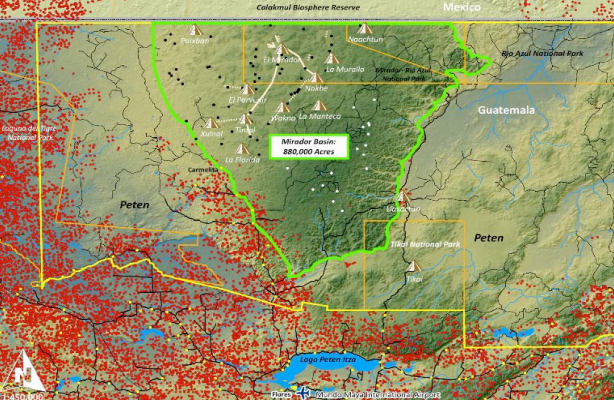 Mappa degli incendi tra il 2005 e il 2010 (GHF and FARES)