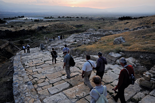 La scalinata che porta al Martyrion (Alessandro Gandolfi)