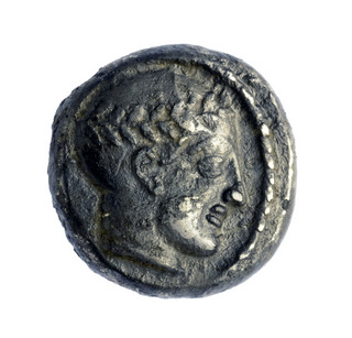 Moneta risalente al regno di Antioco III (Israel Antiquities Authority)