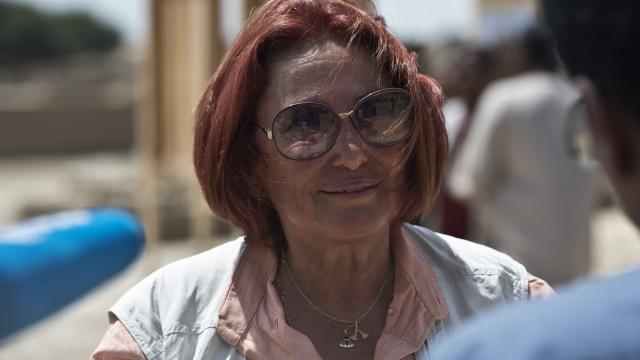 Hourig Sourouzian (AFP Photo, Khaled Desouki)