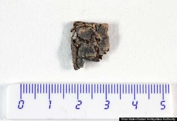 Un filatterio (Israel Antiquities Authority)