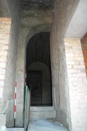 Insula Occidentalis, Casa di Marco Fabio Rufo, corridoio da ovest, Porta Occidentalis (Suor Orsola Benincasa)