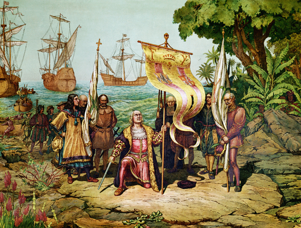 Cristoforo Colombo approda a San Salvador (Bettmann, CORBIS)