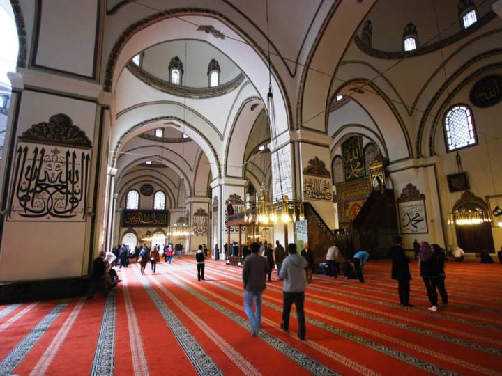 (Ministry of Culture and Tourism- Umut Özdemir, Bursa Great Mosque)