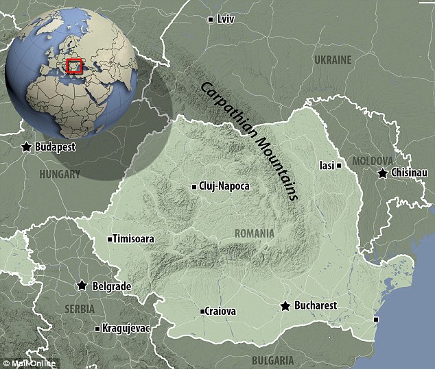 La grotta si trova nei Carpazi (Daily Mail)