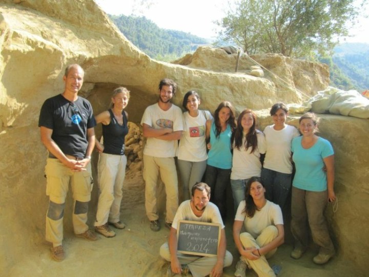 Il gruppo degli archeologi (Università degli Studi di Udine)
