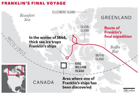 Il viaggio finale di Franklin (The Independent)