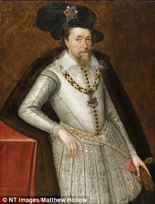 Giacomo I dipinto da John de Critz