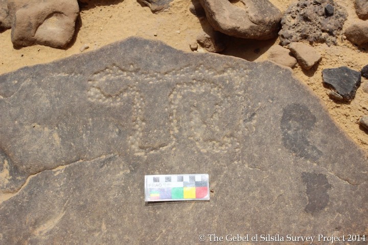 Motivo epipaleolitico (Gebel el Silsila Survey Project)