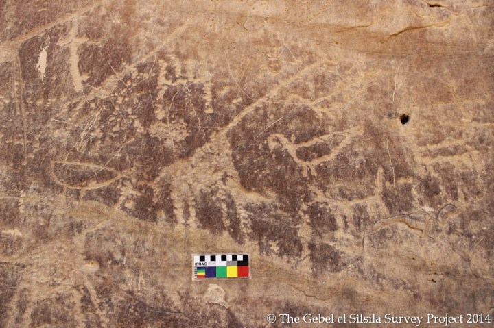 Motivo Predinastico (Gebel el Silsila Survey Project)