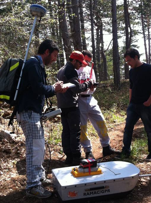 Prospezioni geofisiche a Grociana