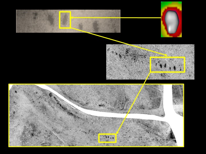Le immagini col GPR (University of Birmingham)