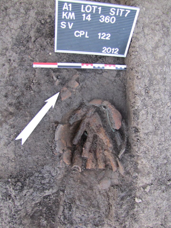 Il secondo tesoro, quello con 50 oggetti (Corina Borș, photo by Marius Amarie)