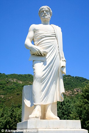 La statua di Aristotele a Stagira (Alamy Stock Photo)