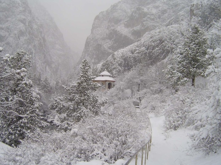 Western Tien-Shan, Padysha-Ata State Nature Reserve: Winter view (Mambetaliyev U.)