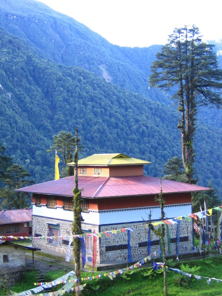 Khangchendzonga National Park: Tholung monastery in the buffer zone of KBR (FEWMD)