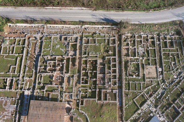 Archaeological Site of Philippi: Roas network (Hellenic Ministry of Culture and Sports)