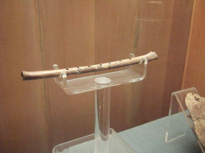 Flauto risalente a 9.000 anni fa, ritrovato nel sito di Jiahu (Wikimedia)