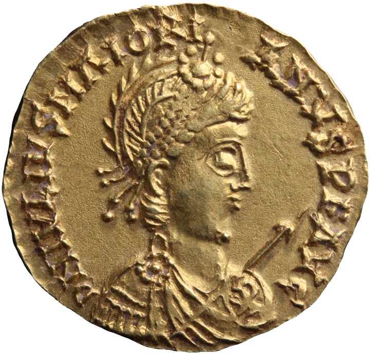 Maggioriano moneta solido impero romano